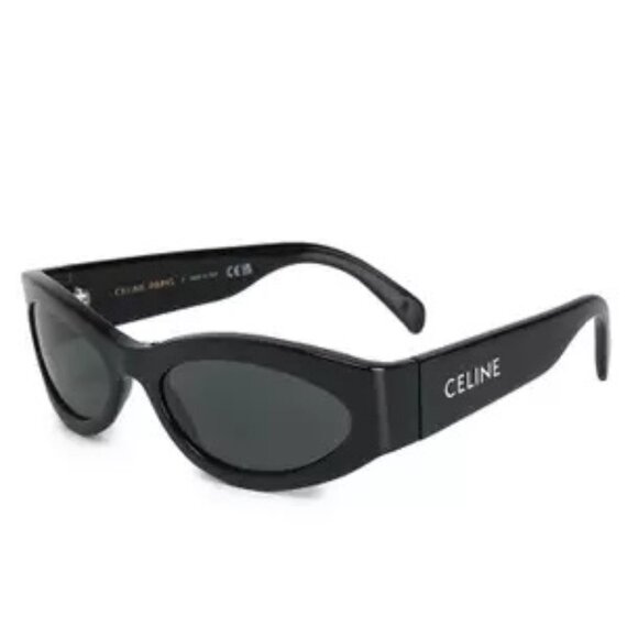 NEW CELINE SUNGLASSES, WOMEN BLACK EYEWEAR CELINE CL40288I 01A - Picture 1 of 5